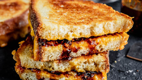 Chile Crisp Grilled Cheese Cracker Barrel Cheese