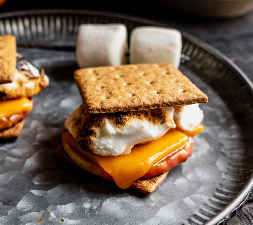 Apple Cheddar S’mores