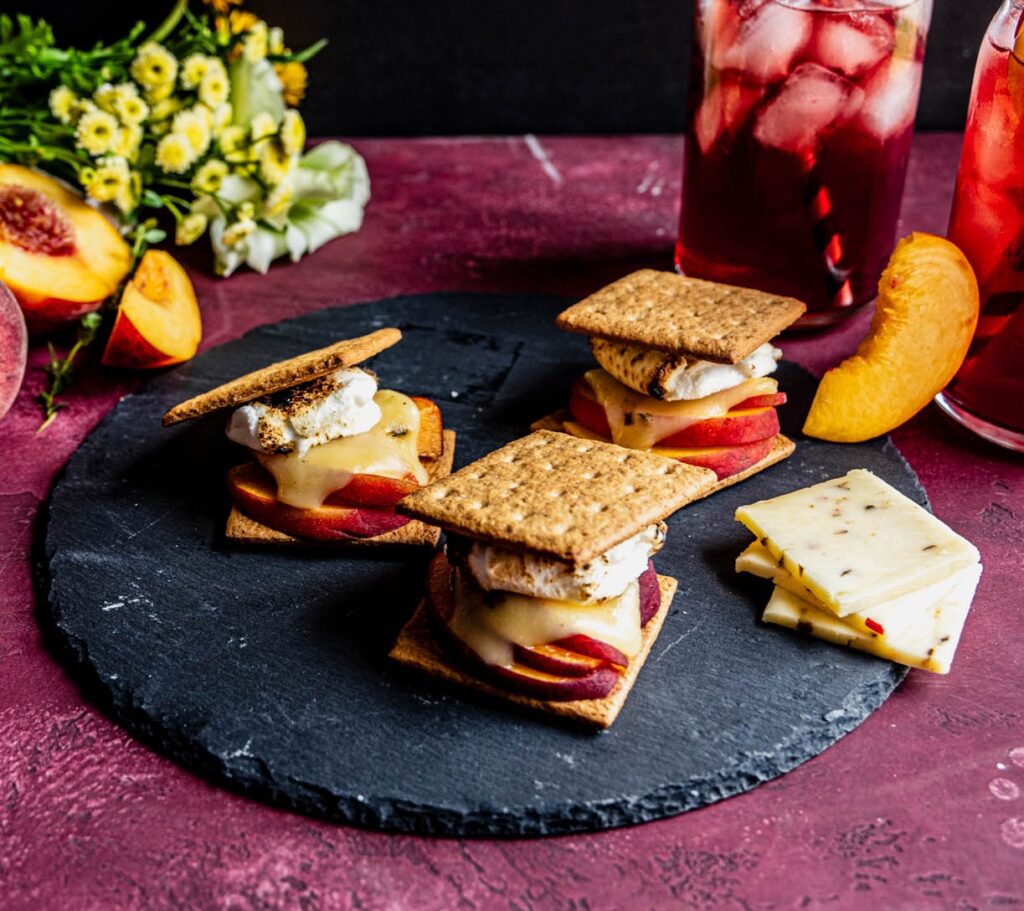 Peach Pepper Jack S’mores