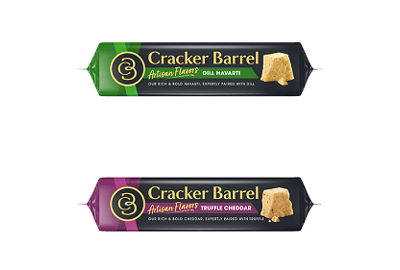 Cracker Barrel Artisan Flavors Cheese Truffle Cheddar and Dill Havarti Join Lineup