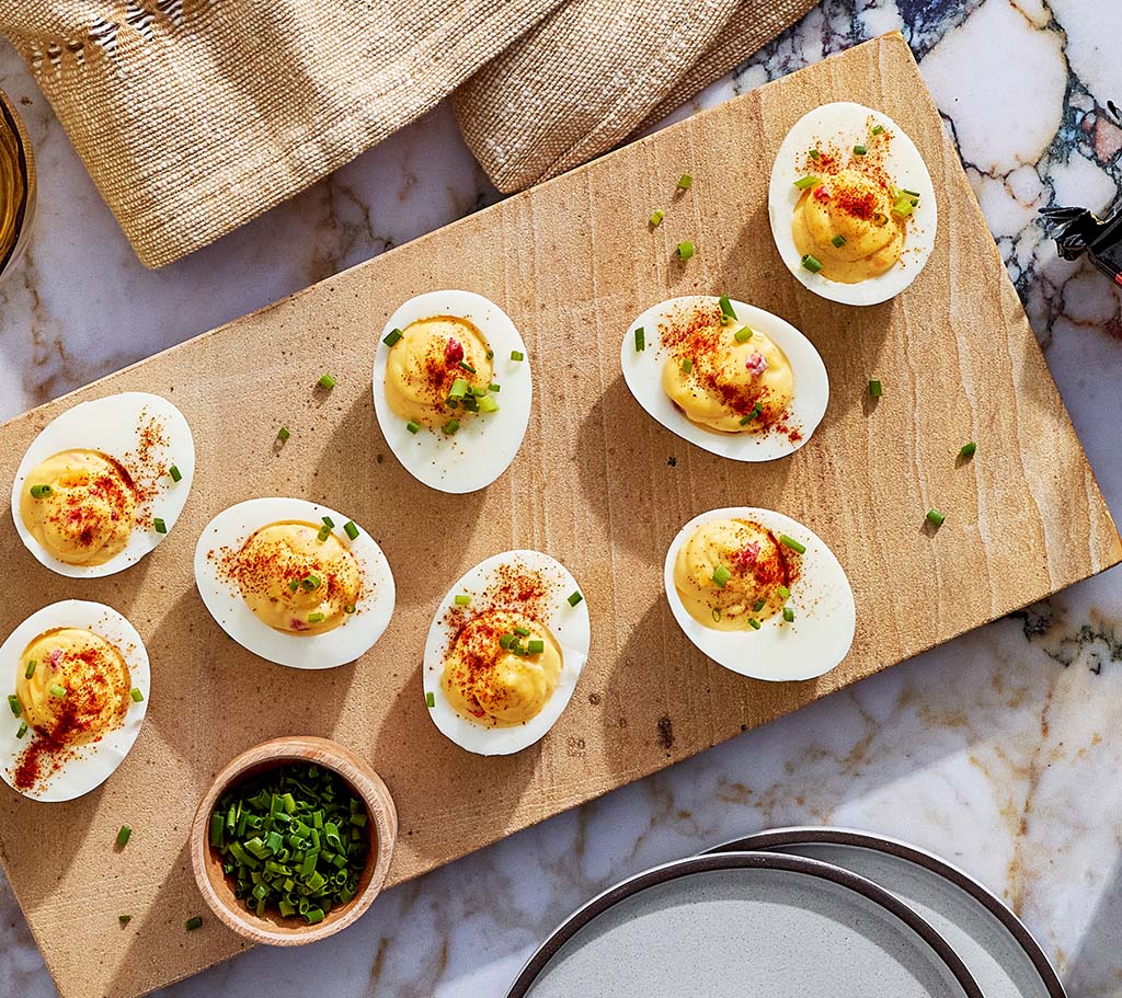 Pimento-Cheese Deviled Eggs